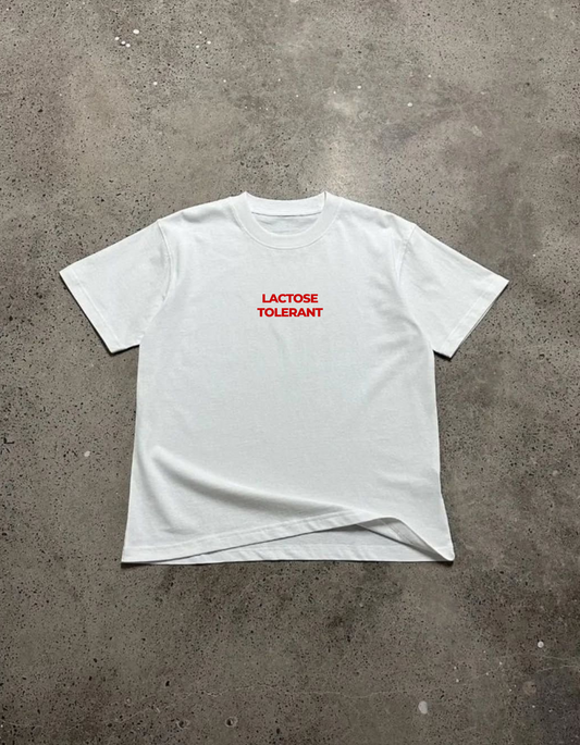Lactose tolerant embroidered Tee